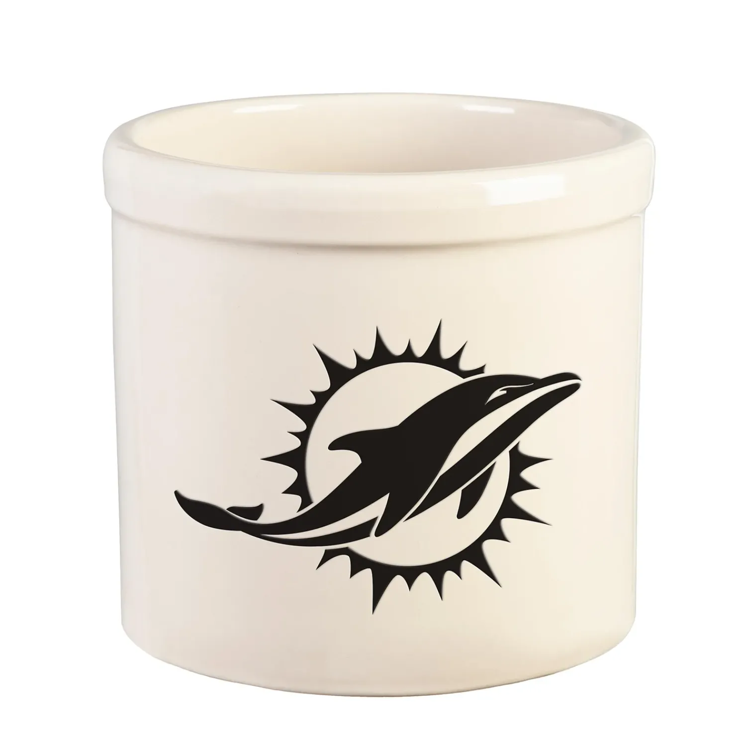 Plow & Hearth Planters & Plant Stands>NFL Team Logo Stoneware Crock