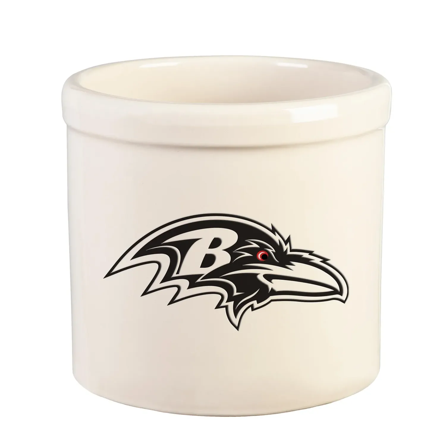 Plow & Hearth Planters & Plant Stands>NFL Team Logo Stoneware Crock