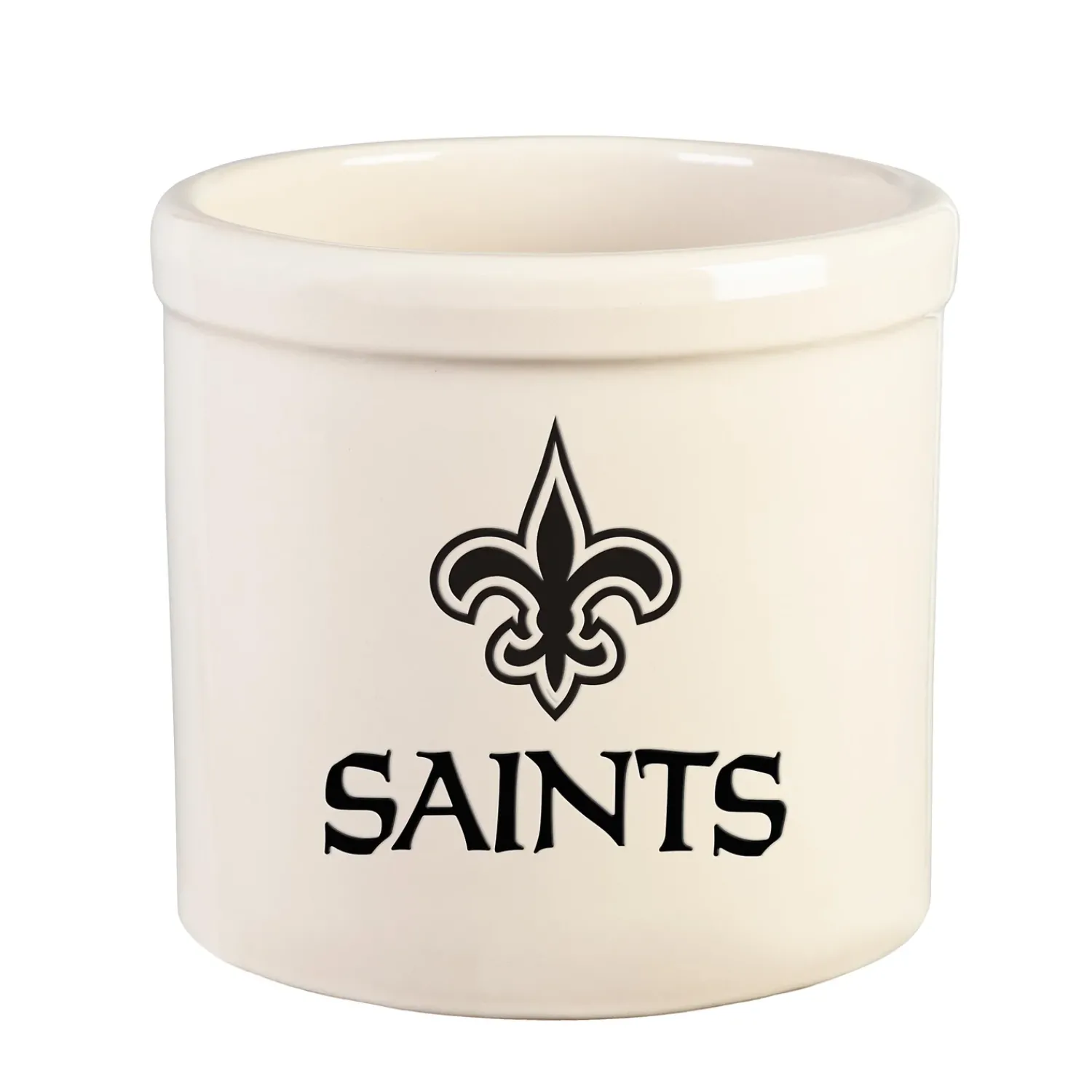 Plow & Hearth Planters & Plant Stands>NFL Team Logo Stoneware Crock