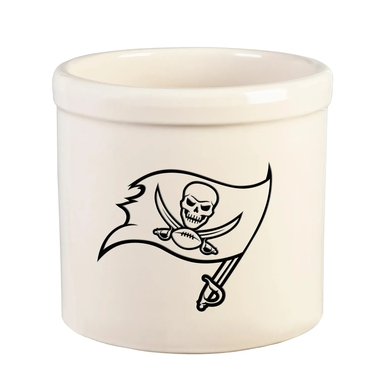 Plow & Hearth Planters & Plant Stands>NFL Team Logo Stoneware Crock