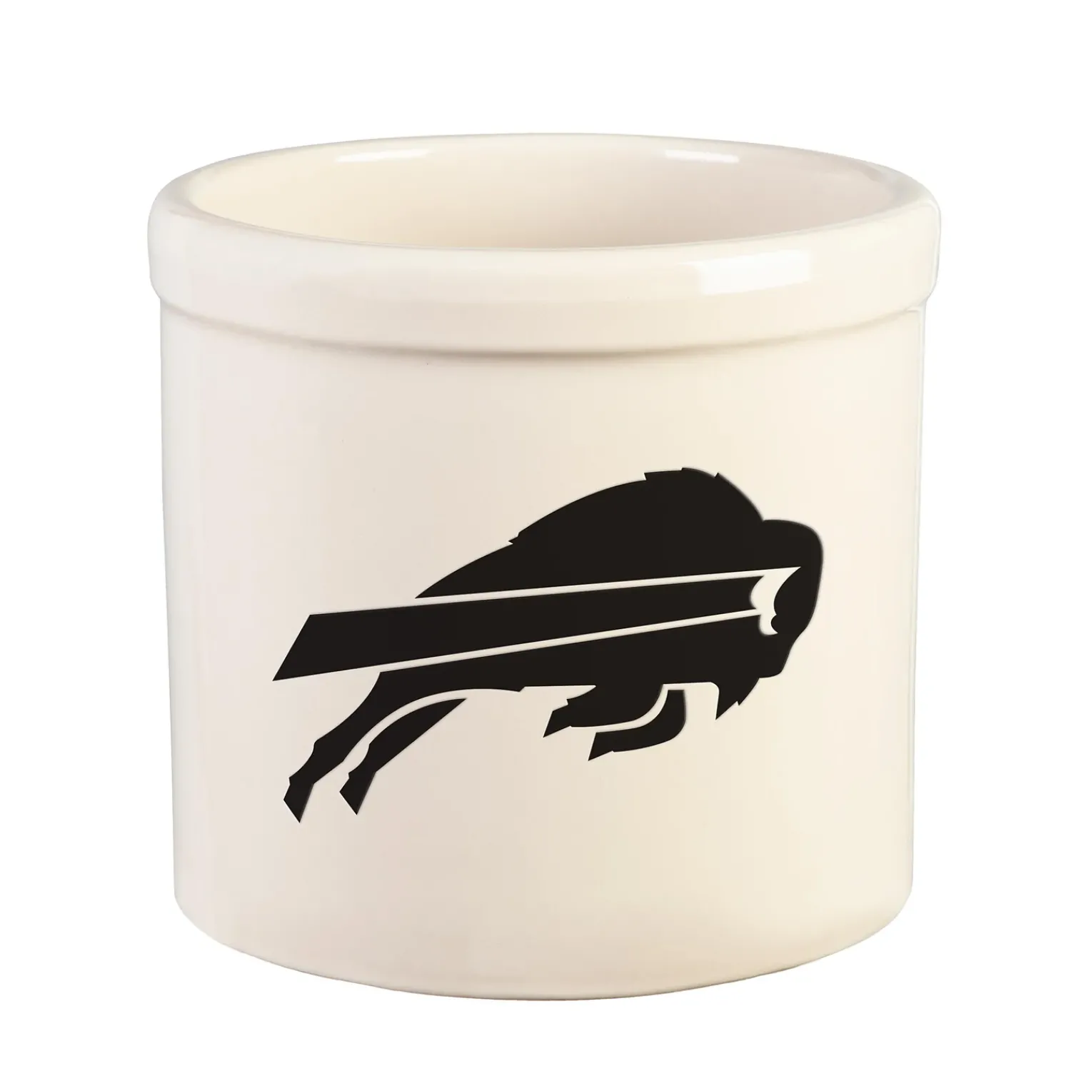 Plow & Hearth Planters & Plant Stands>NFL Team Logo Stoneware Crock