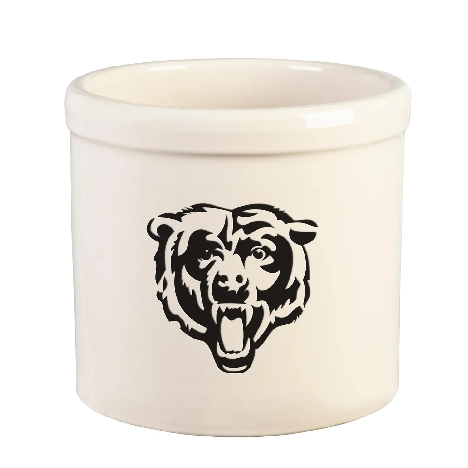 Plow & Hearth Planters & Plant Stands>NFL Team Logo Stoneware Crock