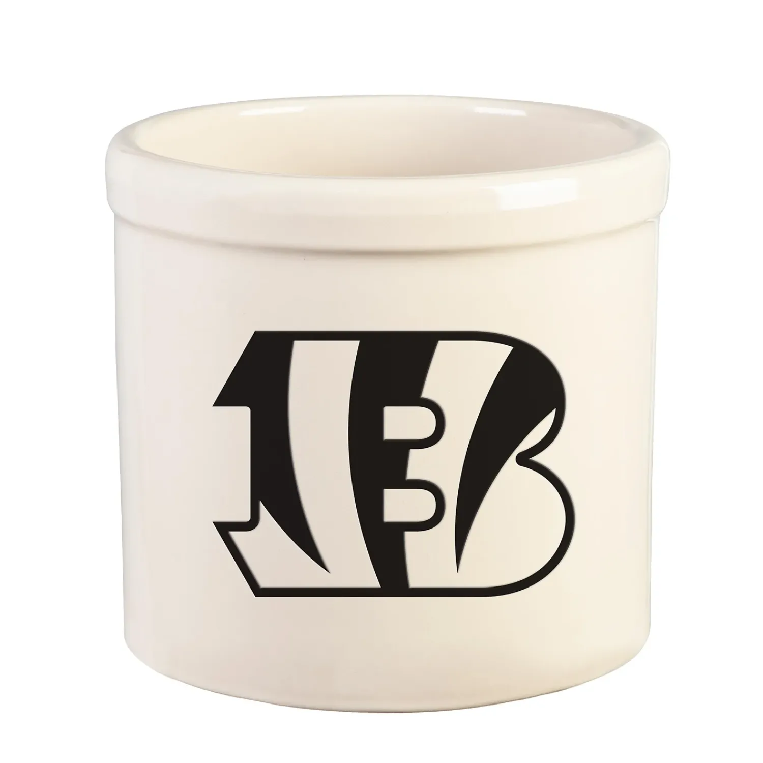 Plow & Hearth Planters & Plant Stands>NFL Team Logo Stoneware Crock