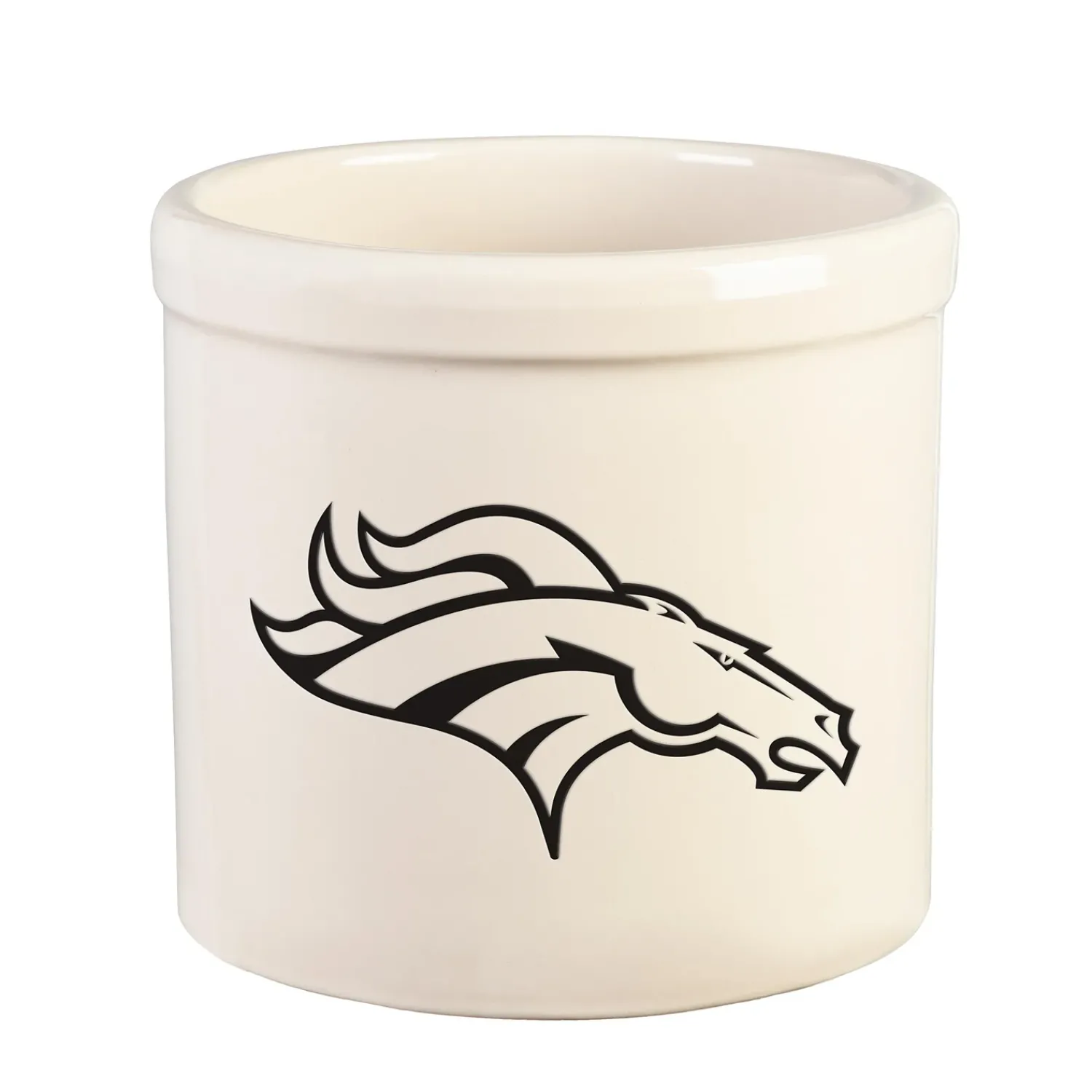 Plow & Hearth Planters & Plant Stands>NFL Team Logo Stoneware Crock