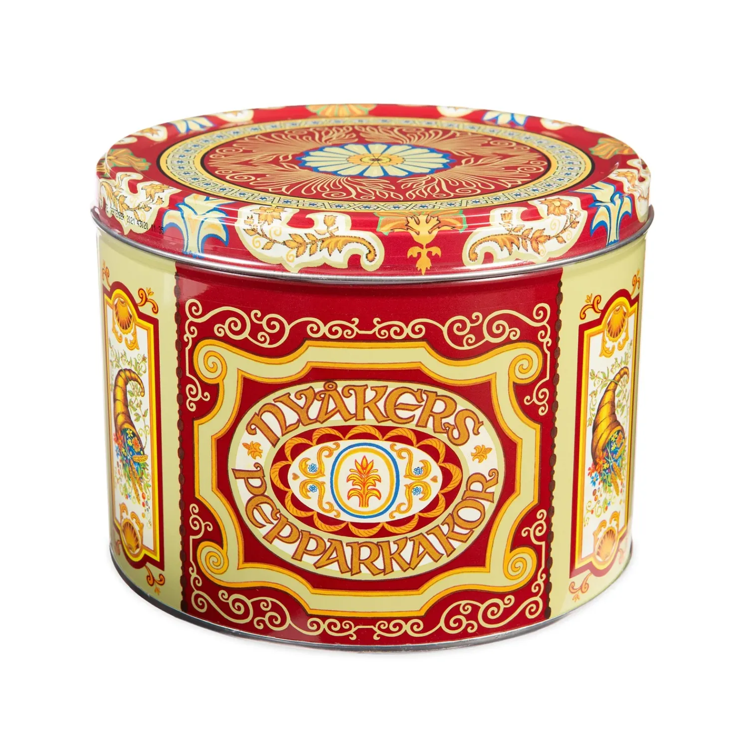Plow & Hearth Gourmet Snacks & Nuts>Nyakers Swedish Gingersnap Cookies in Gift Tin