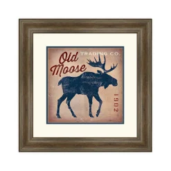 Plow & Hearth Wall Art>Old Moose Trading Framed Wall Art