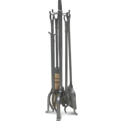 Plow & Hearth Fireplace Tool Sets>Old World Forged Iron Fireplace Tool Set