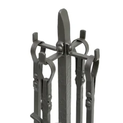 Plow & Hearth Fireplace Tool Sets>Old World Forged Iron Fireplace Tool Set