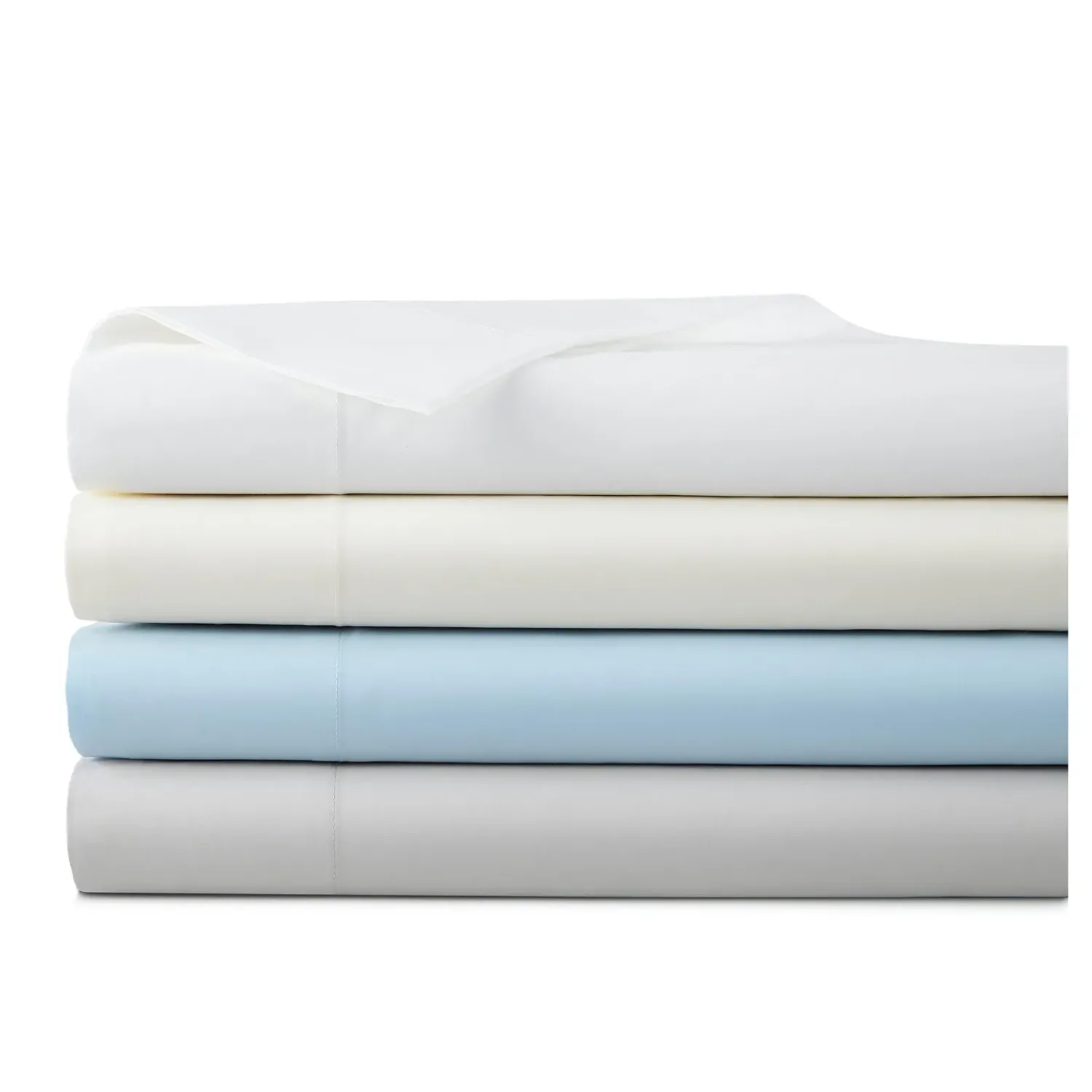Plow & Hearth Sheets>Olivia Sateen 400 Thread Count Sheet Set, Queen