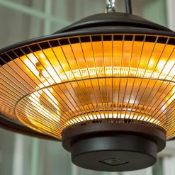 Plow & Hearth Outdoor Lamps>Outdoor Lamp & Lighting, LED Lantern, Hanging Halogen Lamp, 17"L