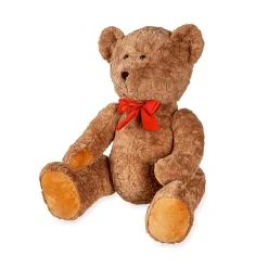 Plow & Hearth Decorative Accents|Decorative Pillows>Oversized Plush Bear with Bow