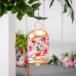 Plow & Hearth Wind Chimes & Mobiles>Pastels of Nature Printed Metal Bell