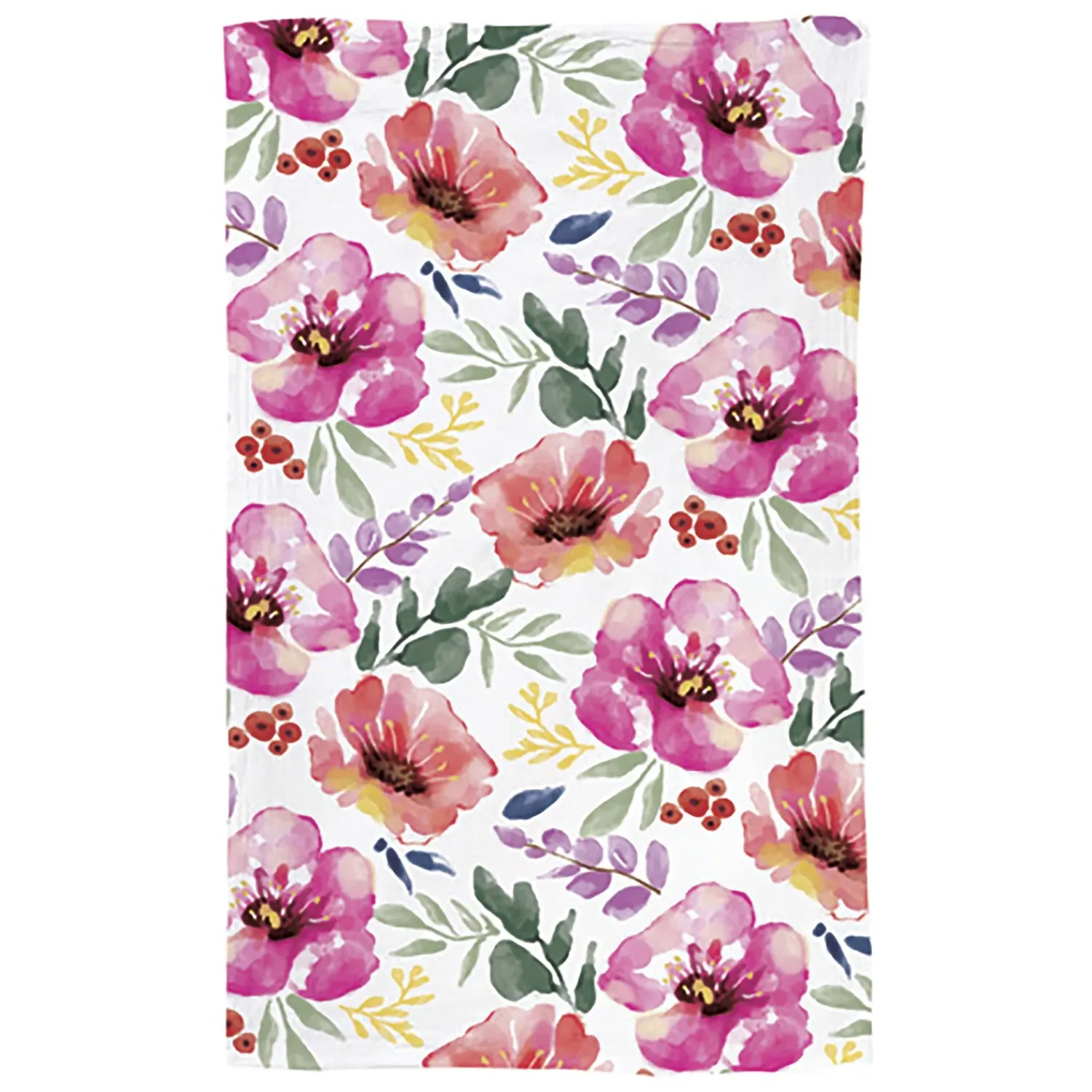 Plow & Hearth Kitchen Linens>Pastels of Nature Quick Dry Kitchen Towel, 18" x 30"