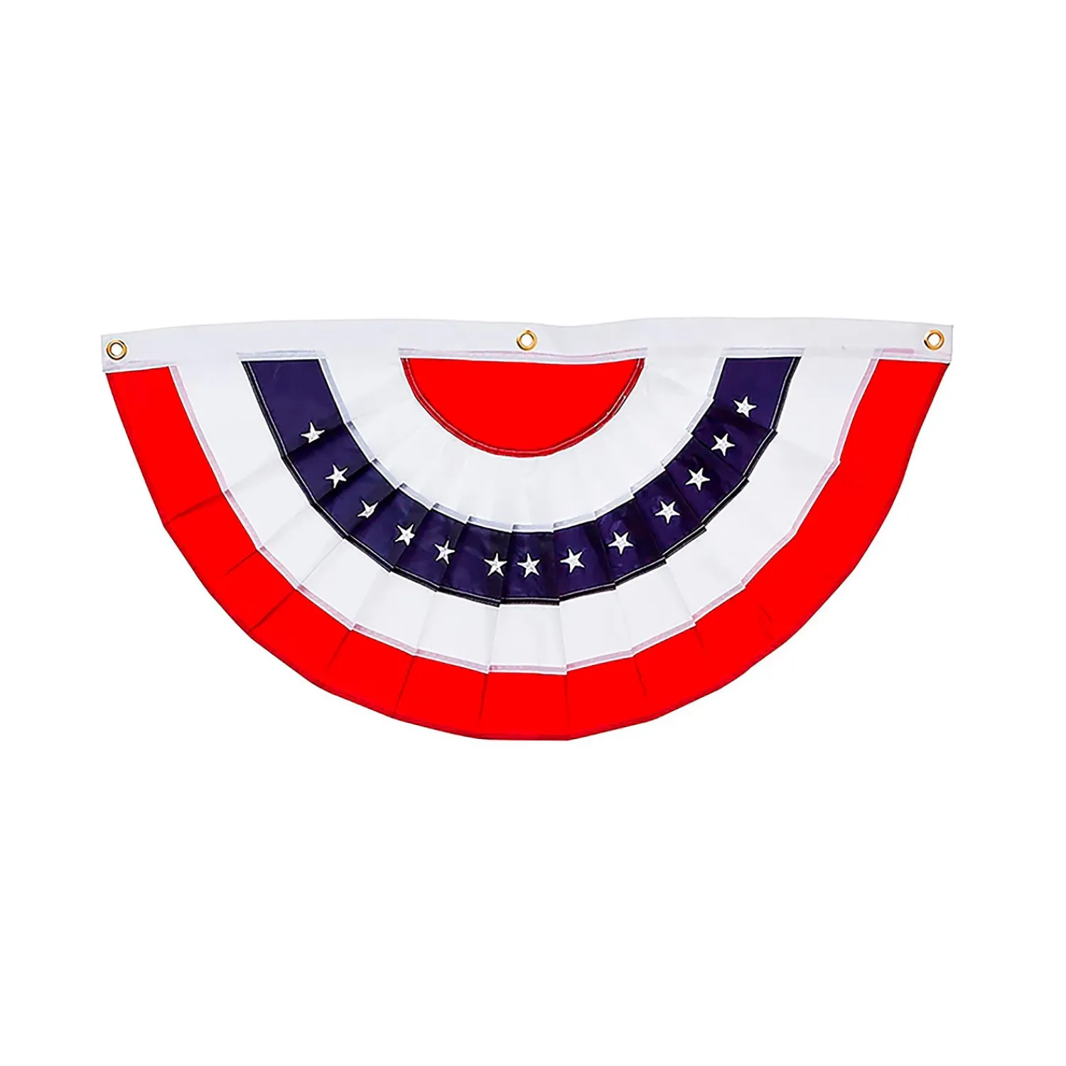 Plow & Hearth Bunting & Banners>Patriotic Bunting, Medium, Set of 2