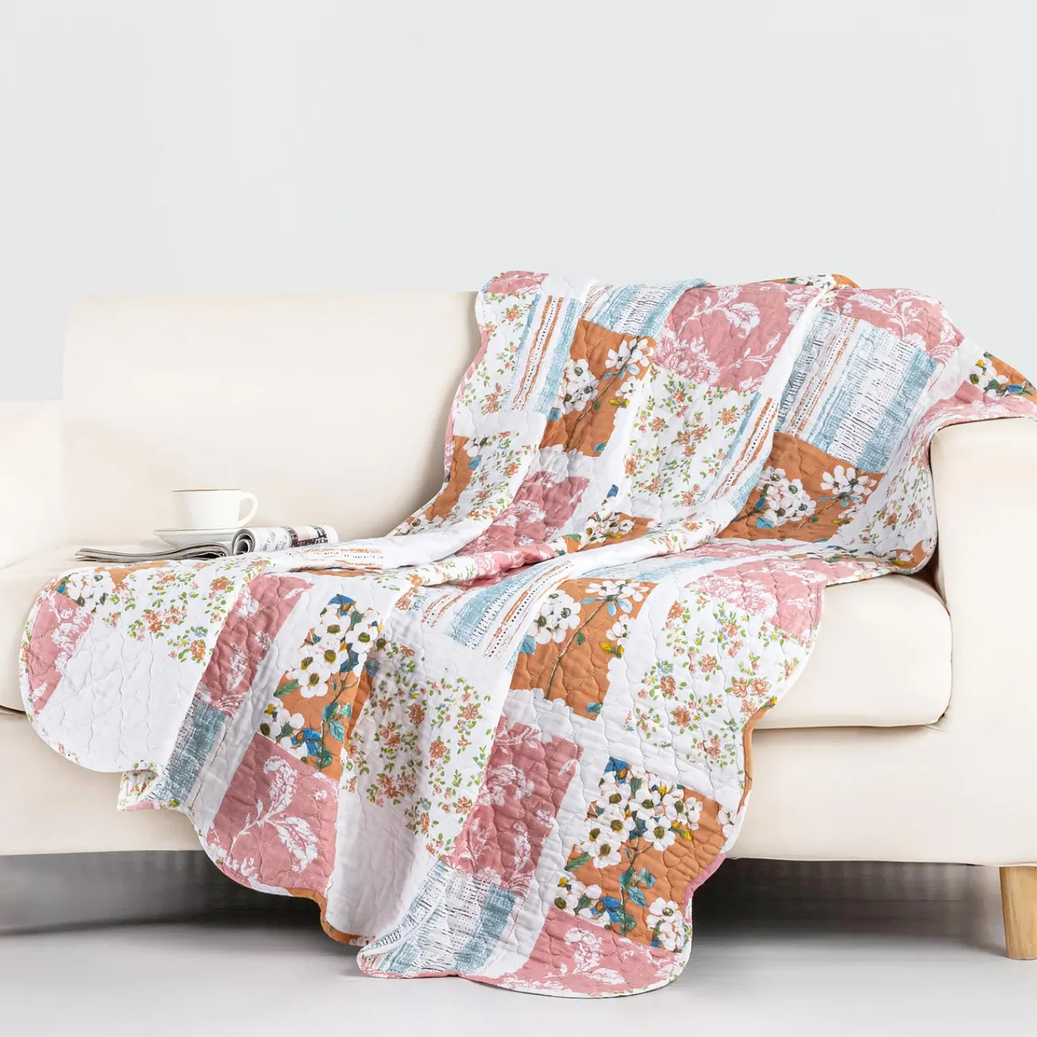 Plow & Hearth Quilts & Bedspreads|Throws & Blankets>Patterned Quilted Throw