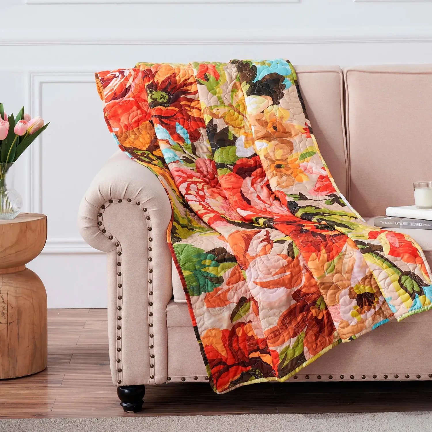 Plow & Hearth Quilts & Bedspreads|Throws & Blankets>Patterned Quilted Throw