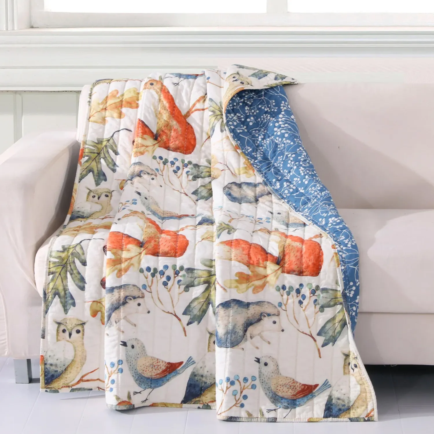 Plow & Hearth Quilts & Bedspreads|Throws & Blankets>Patterned Quilted Throw