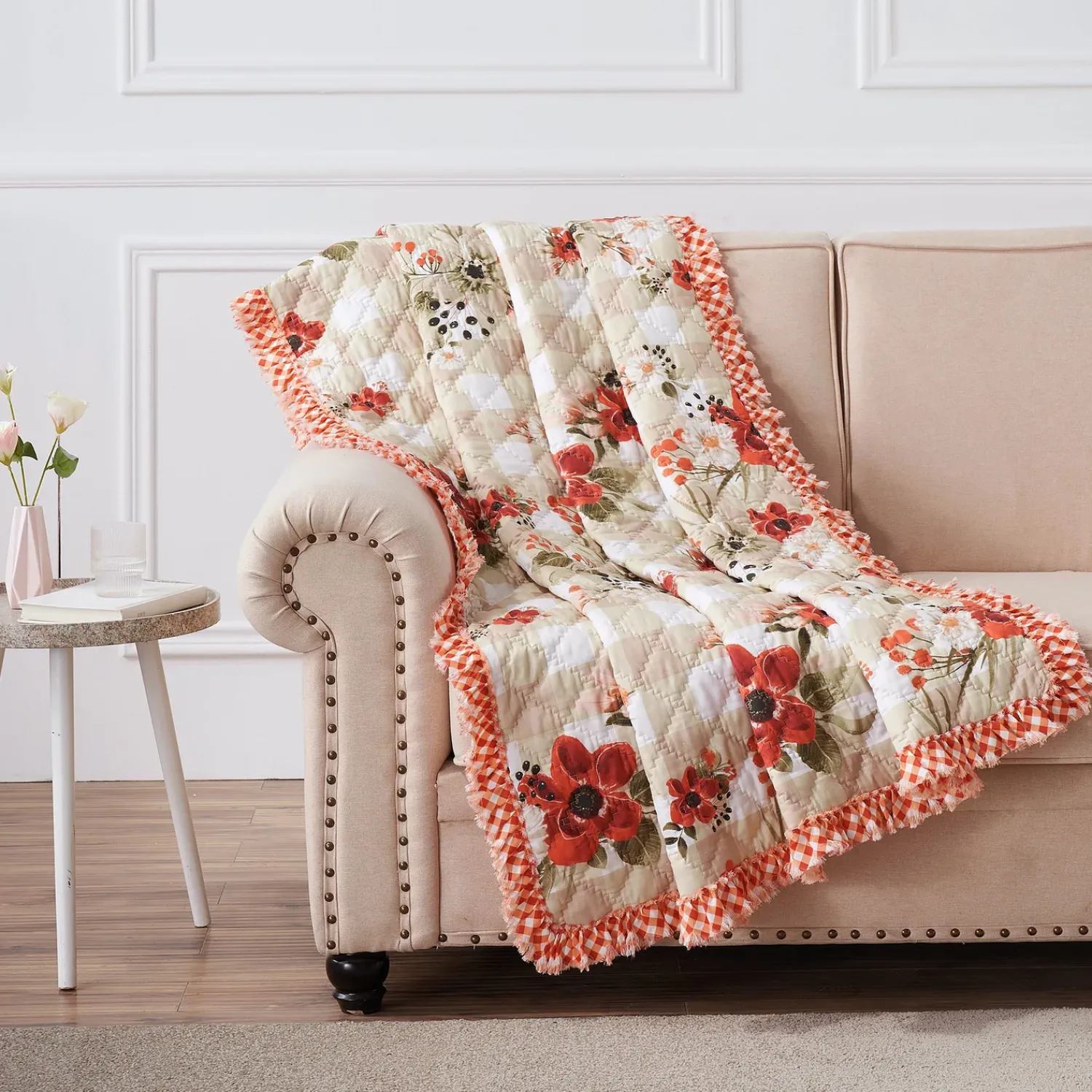 Plow & Hearth Quilts & Bedspreads|Throws & Blankets>Patterned Quilted Throw