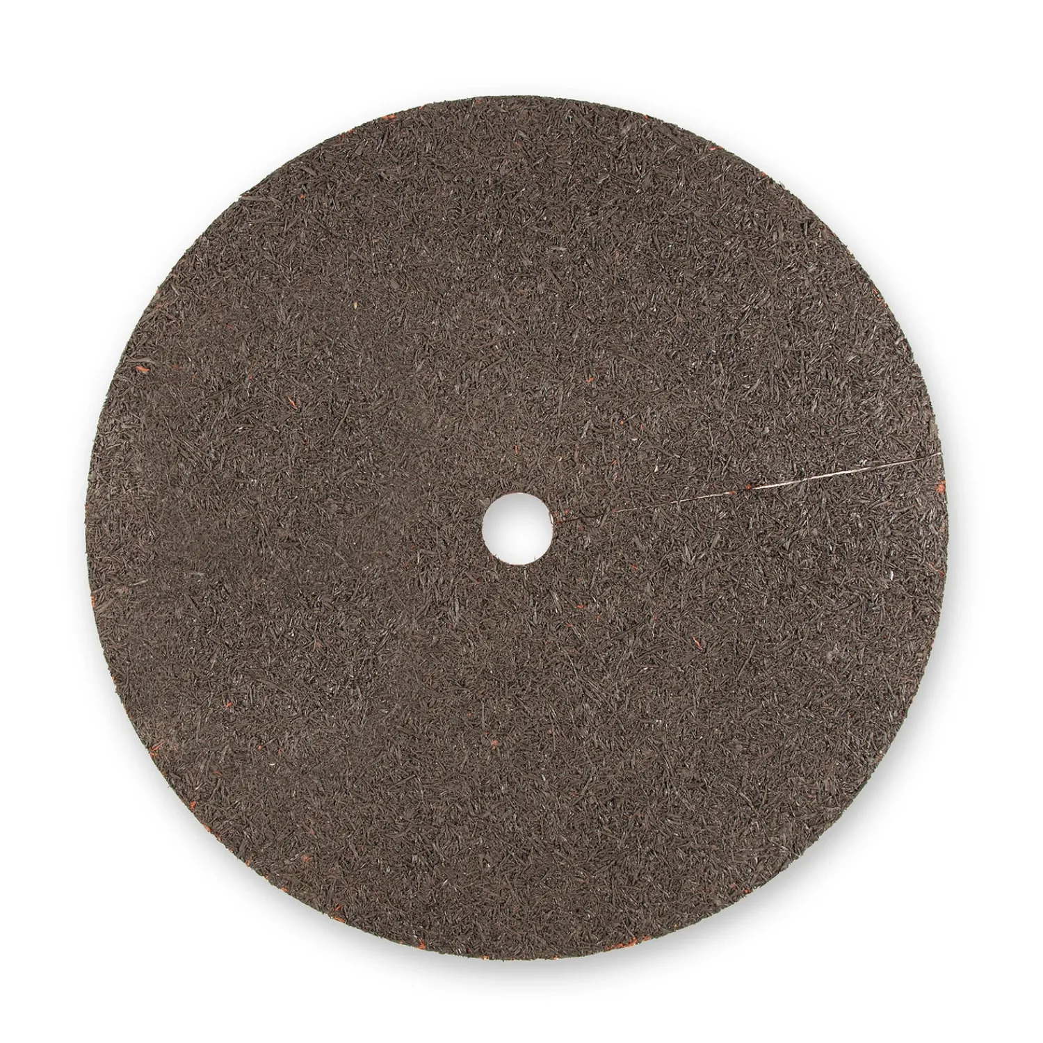 Plow & Hearth Garden Fencing & Edging|Garden Tools & Supplies>Permanent Mulch Recycled Rubber Tree Ring, 24" dia.