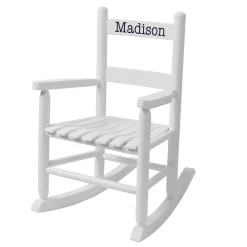 Plow & Hearth Chairs & Rockers|Rockers & Gliders>Personalized Child's Oak Ladderback Rocker