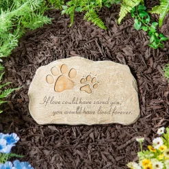 Plow & Hearth Memorial & Garden Plaques|Pet Products>Pet Devotion Garden Stone