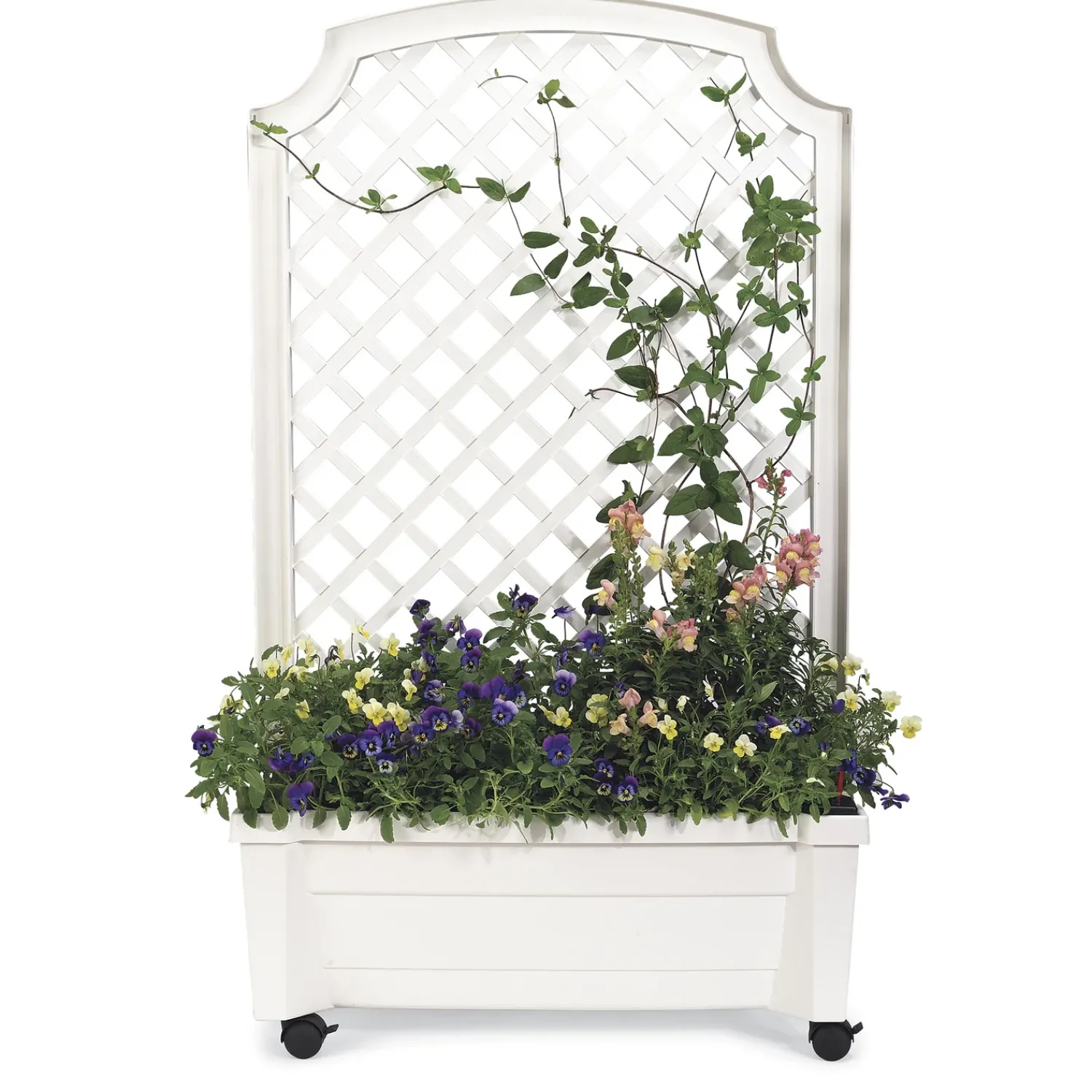 Plow & Hearth Planters & Plant Stands|Arbors & Trellises>Planter With Trellis And Self-Watering Reservoir