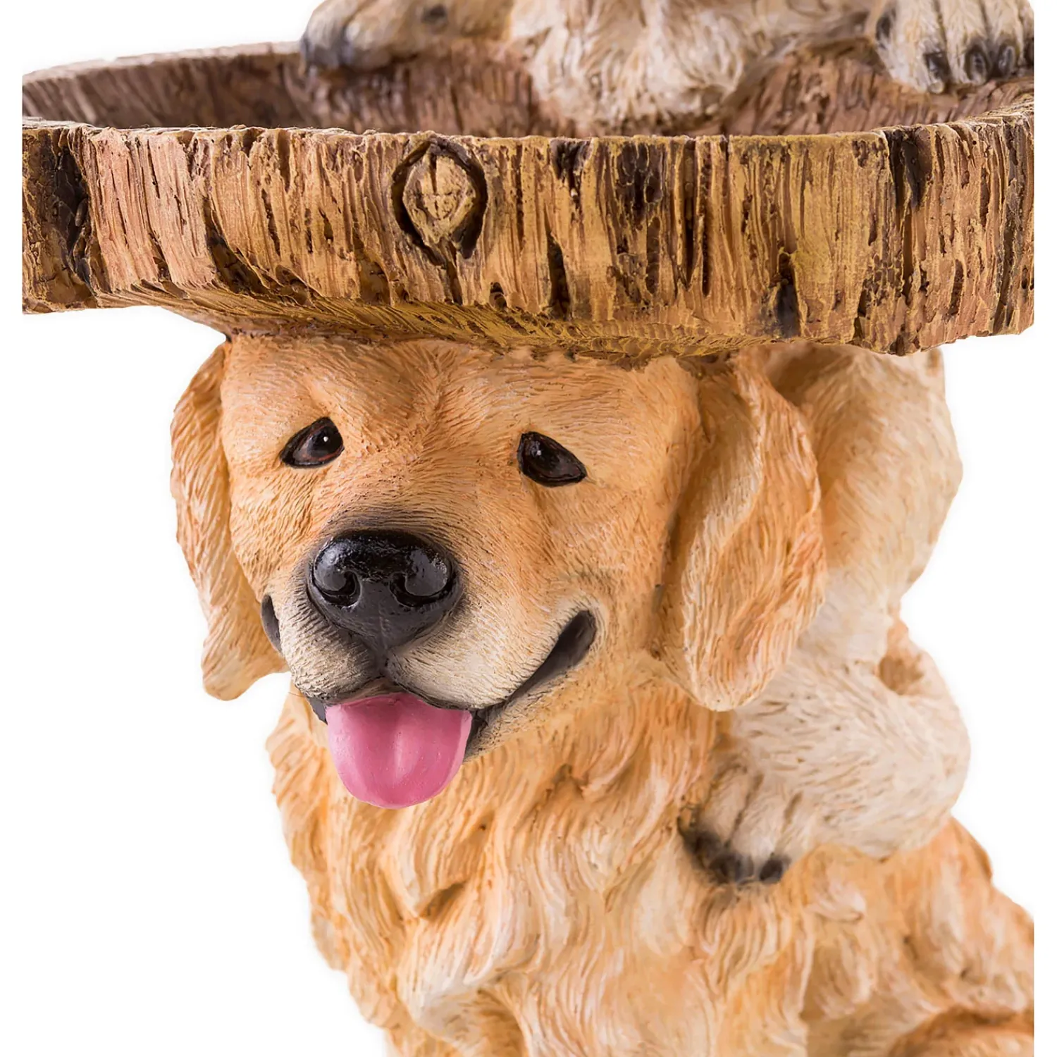 Plow & Hearth Birdbaths>Playful Puppies Birdbath