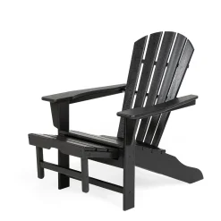 Plow & Hearth Chairs & Rockers|Rockers & Gliders>POLYWOOD® Adirondack Chair with Hideaway Ottoman