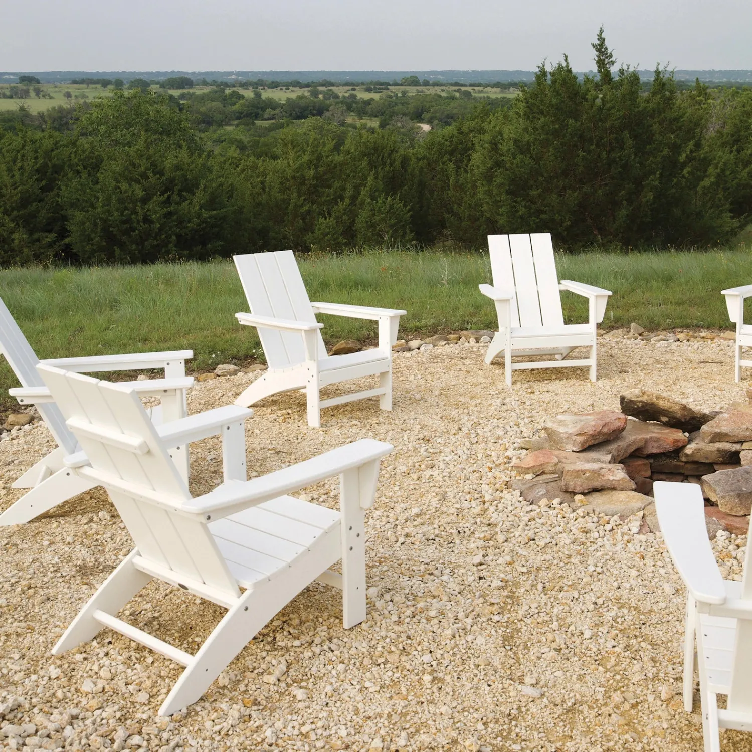 Plow & Hearth Chairs & Rockers|Rockers & Gliders>POLYWOOD® Modern Adirondack Chair