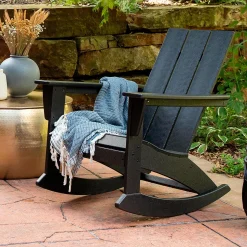 Plow & Hearth Chairs & Rockers|Rockers & Gliders>POLYWOOD® Modern Adirondack Rocking Chair