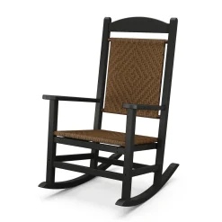 Plow & Hearth Chairs & Rockers|Rockers & Gliders>POLYWOOD® Presidential Woven Rocking Chair