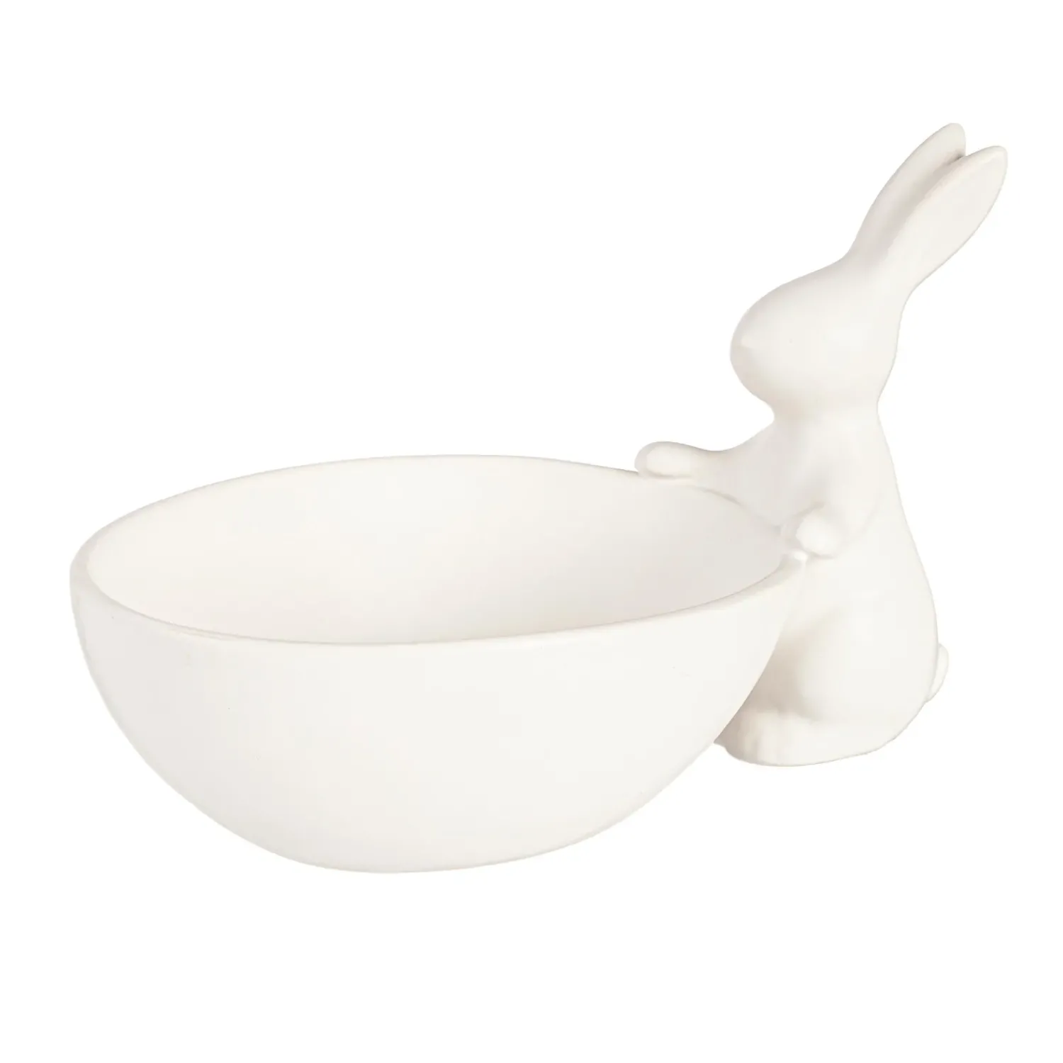 Plow & Hearth Serveware>Porcelain Bunny Bowls, Set of 2