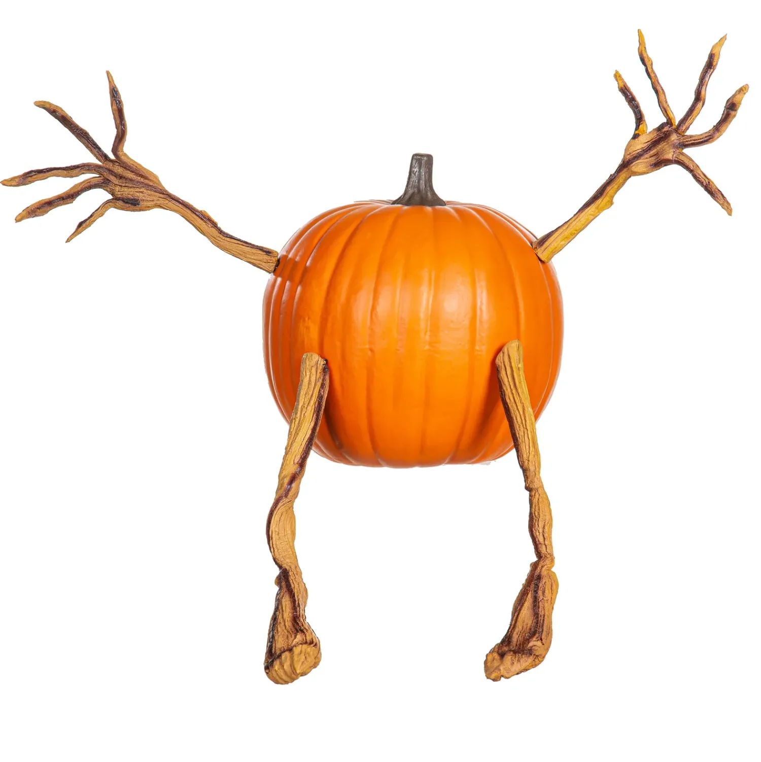 Plow & Hearth Decorative Accents>Posable Pumpkin Vine Arms and Legs Set