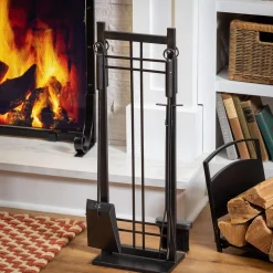 Plow & Hearth Fireplace Tool Sets>Preston 5 Piece Fireplace Toolset