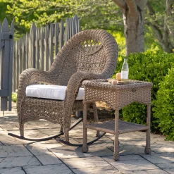 Plow & Hearth Chairs & Rockers|Rockers & Gliders>Prospect Hill Wicker Rocking Chair