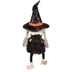Plow & Hearth Decorative Accents>30" Fabric Sitting Witch Table Décor