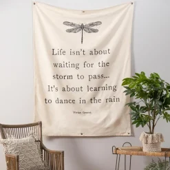 Plow & Hearth Wall Art>60" H x 48" L Canvas Tapestry, Dance in the Rain