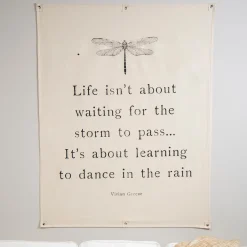 Plow & Hearth Wall Art>60" H x 48" L Canvas Tapestry, Dance in the Rain