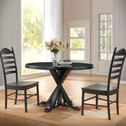Plow & Hearth Accent Tables>48" Round Trestle Dining Table