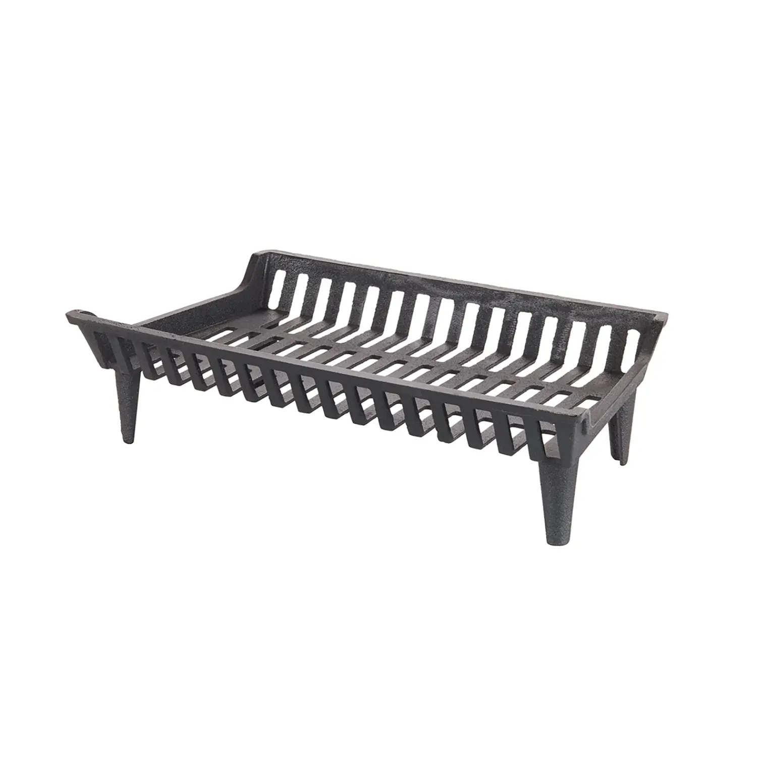 Plow & Hearth Fireplace Grates & Firebacks>27"Flat Bottom Fireplace Grate