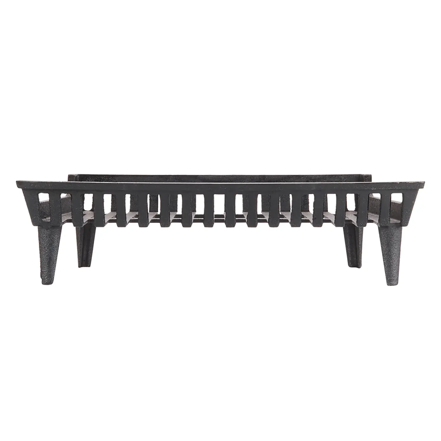 Plow & Hearth Fireplace Grates & Firebacks>27"Flat Bottom Fireplace Grate
