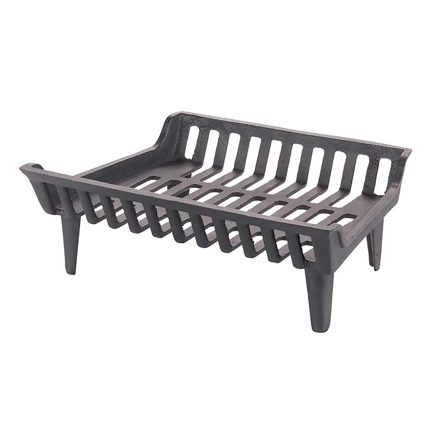Plow & Hearth Fireplace Grates & Firebacks>20"Flat-Bottom Fireplace Grate