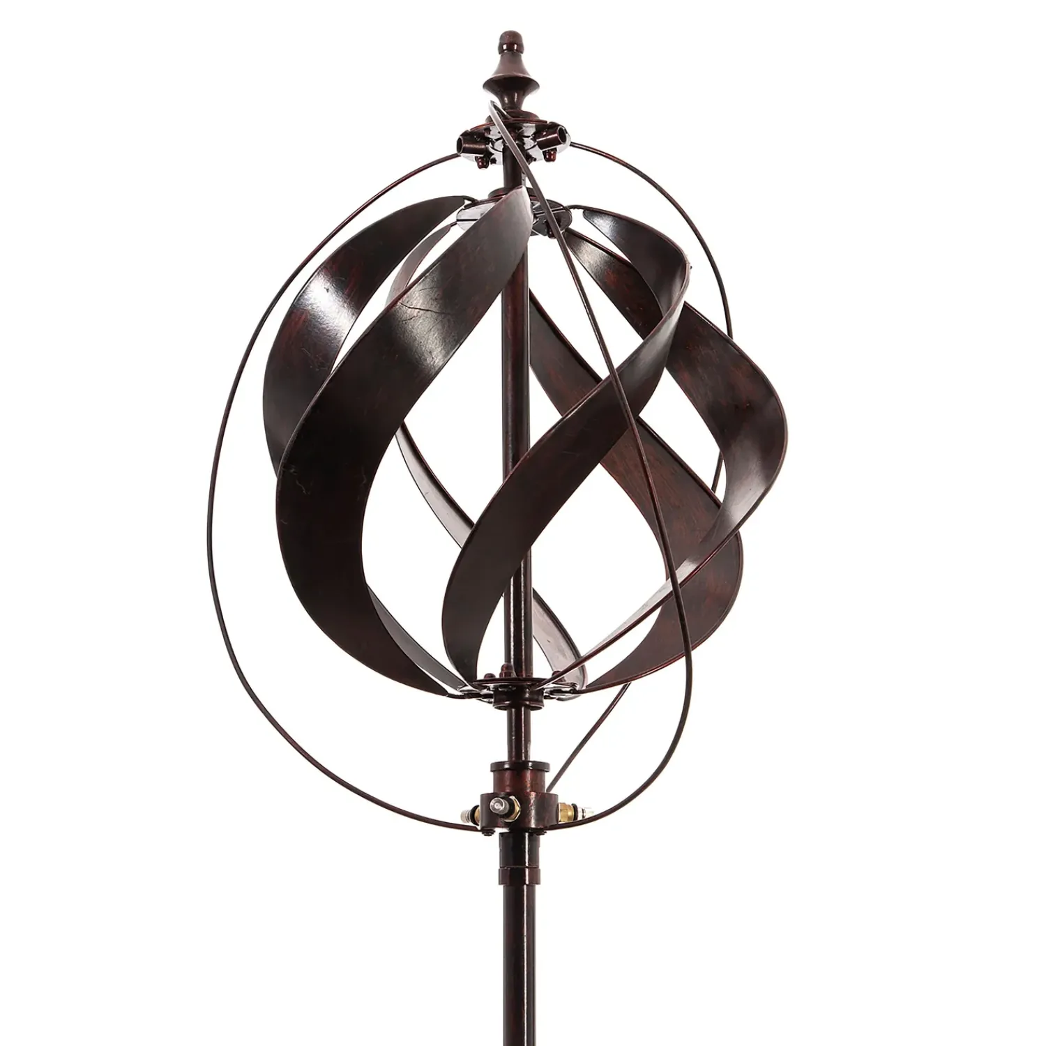 Plow & Hearth Wind Spinners>85.5"H Misting Wind Spinner, Copper Sphere