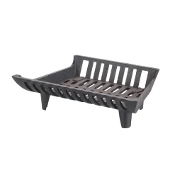 Plow & Hearth Fireplace Grates & Firebacks>17"x 12"-2"Leg Franklin Fireplace Grate