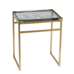 Plow & Hearth Accent Tables>Rachel Cast Glass Accent Table