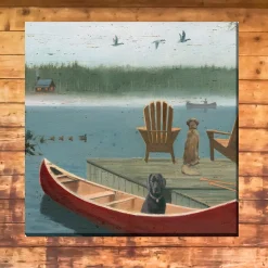 Plow & Hearth Outdoor Wall Art|Wall Art>Ready To Go Indoor/Outdoor Canvas Wall Art