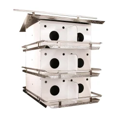 Plow & Hearth Birdhouses>Ready-to-Assemble 12-Room Purple Martin Birdhouse