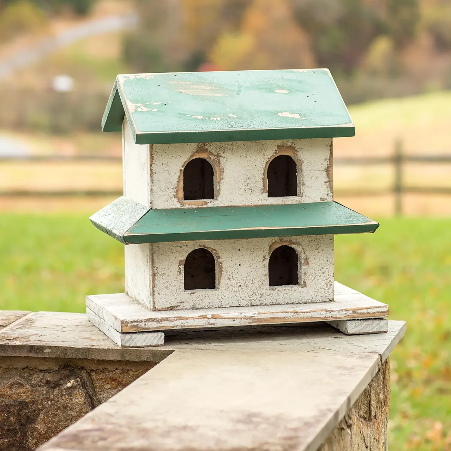 Plow & Hearth Birdhouses>Reclaimed Wood Hanover Purple Martin House