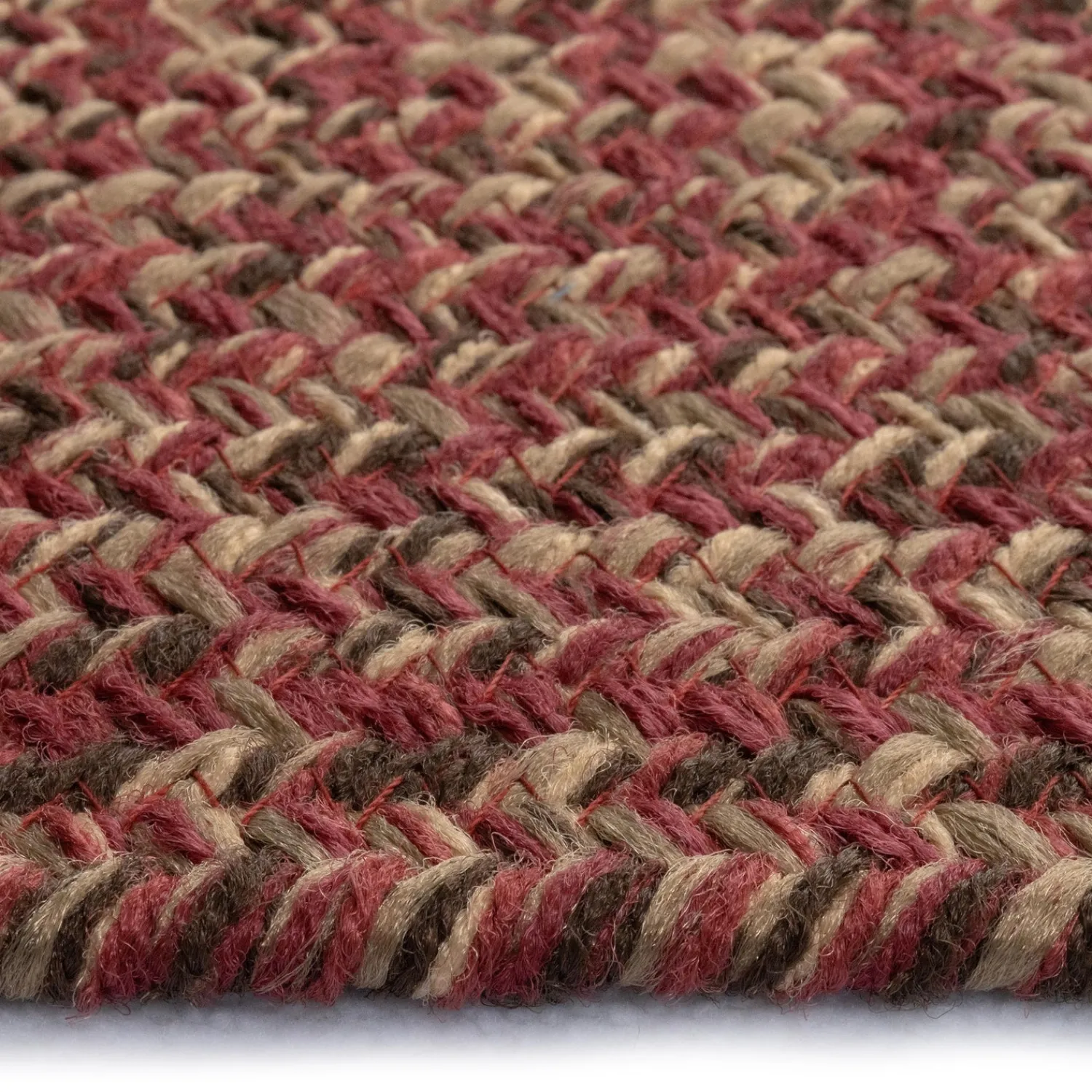 Plow & Hearth Area Rugs>Rectangle Pine Creek Braided Rug, 2' x 3'