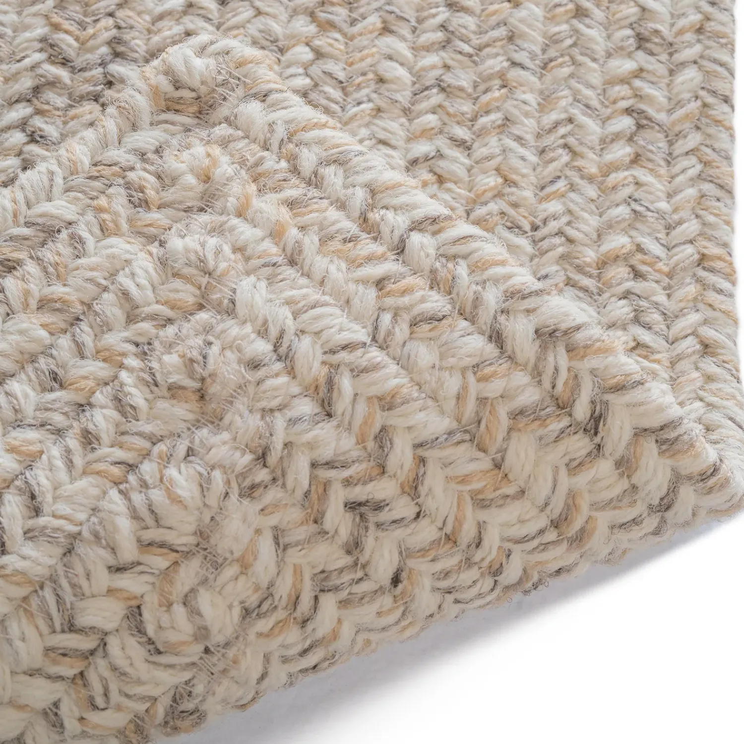 Plow & Hearth Area Rugs>Rectangle Pine Creek Braided Rug, 2' x 3'